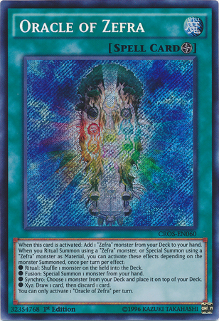 Oracle of Zefra [CROS-EN060] Secret Rare | GnG Games