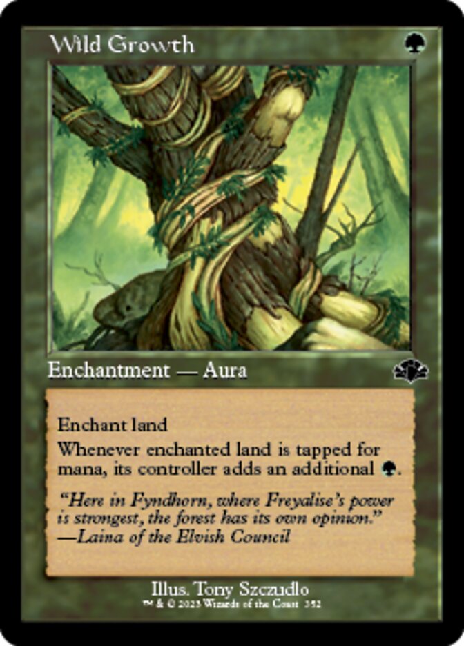 Wild Growth (Retro) [Dominaria Remastered] | GnG Games