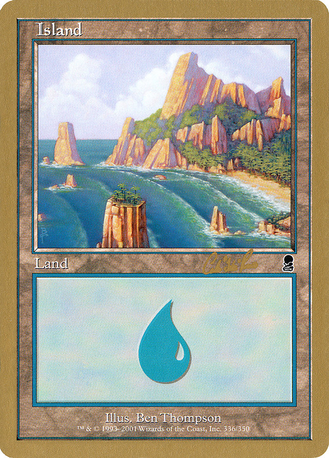 Island (cr336) (Carlos Romao) [World Championship Decks 2002] | GnG Games