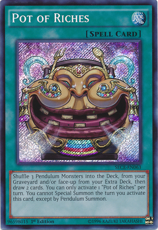 Pot of Riches [SECE-EN063] Secret Rare | GnG Games