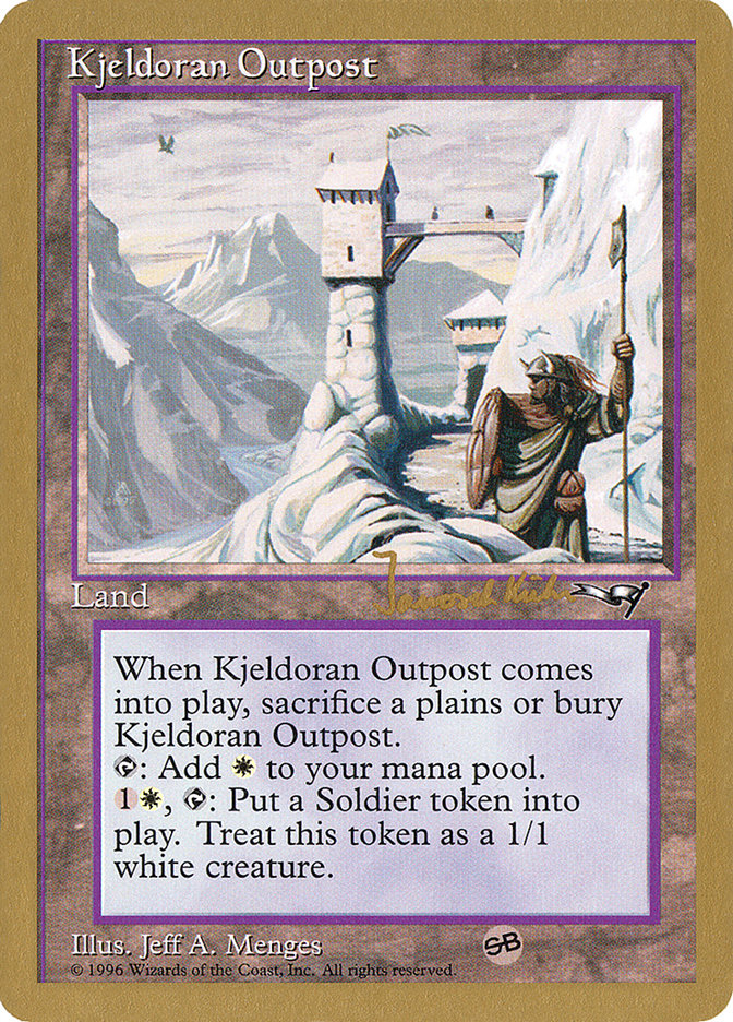 Kjeldoran Outpost (Janosch Kuhn) [World Championship Decks 1997] | GnG Games