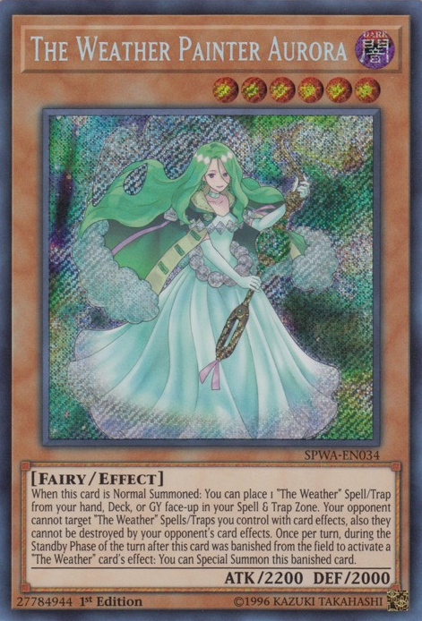 The Weather Painter Aurora [SPWA-EN034] Secret Rare | GnG Games