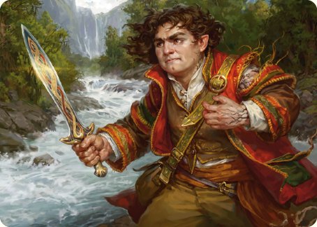 Frodo Baggins Art Card (16/81) [The Lord of the Rings: Tales of Middle-earth Art Series] | GnG Games