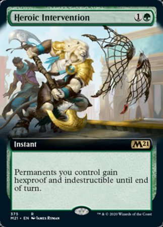 Heroic Intervention (Extended Art) [Core Set 2021] | GnG Games