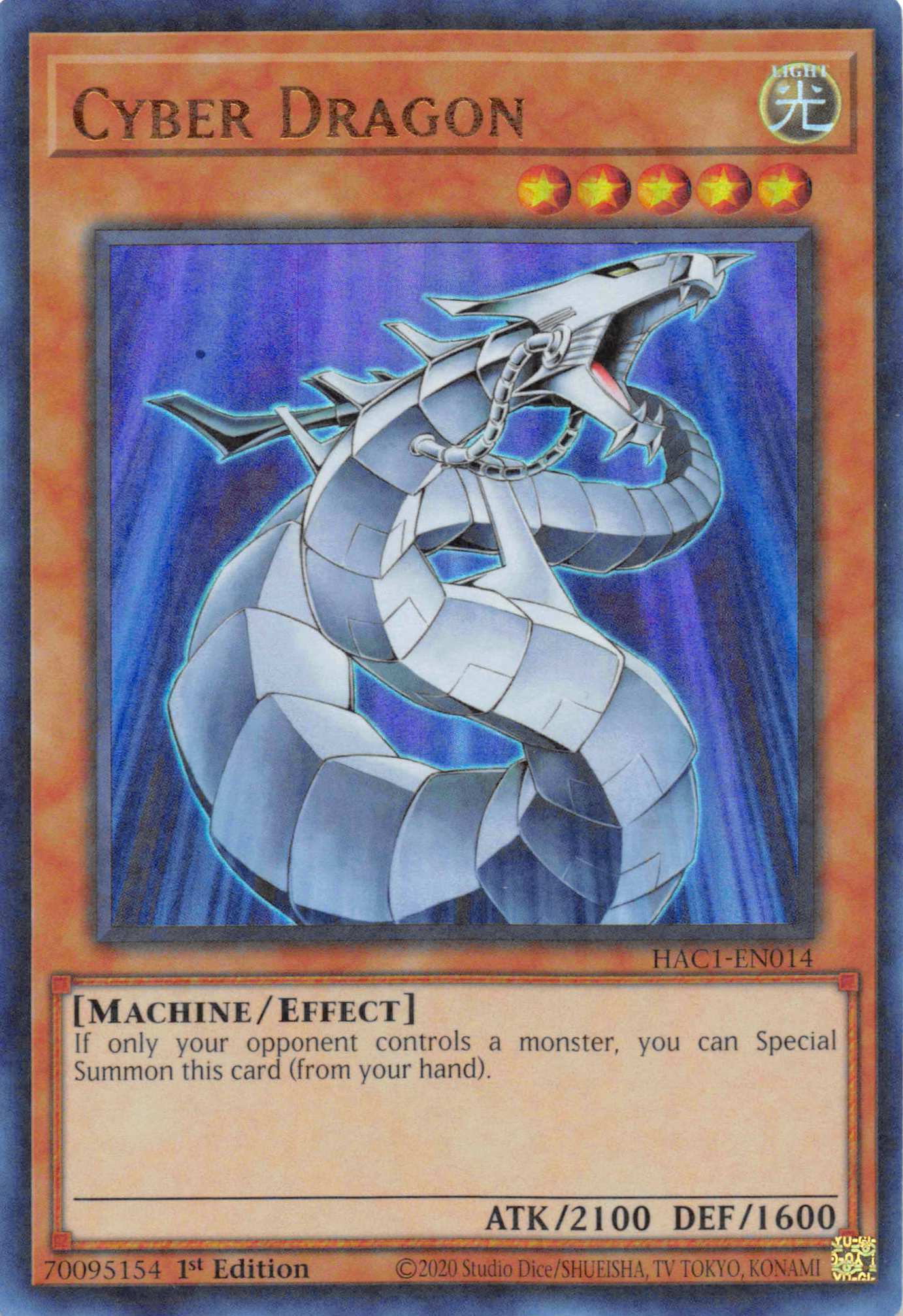 Cyber Dragon (Duel Terminal) [HAC1-EN014] Parallel Rare | GnG Games