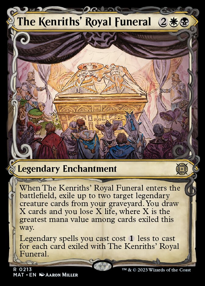 The Kenriths' Royal Funeral (Showcase Halo Foil) [March of the Machine: The Aftermath] | GnG Games