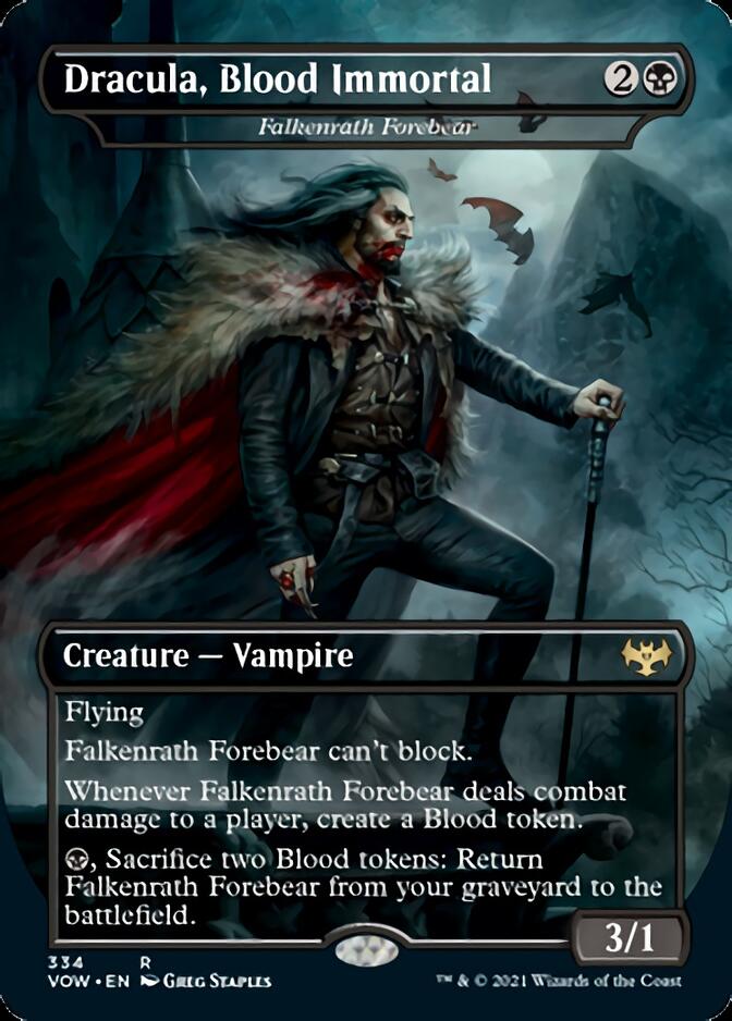 Falkenrath Forebear - Dracula, Blood Immortal [Innistrad: Crimson Vow] | GnG Games