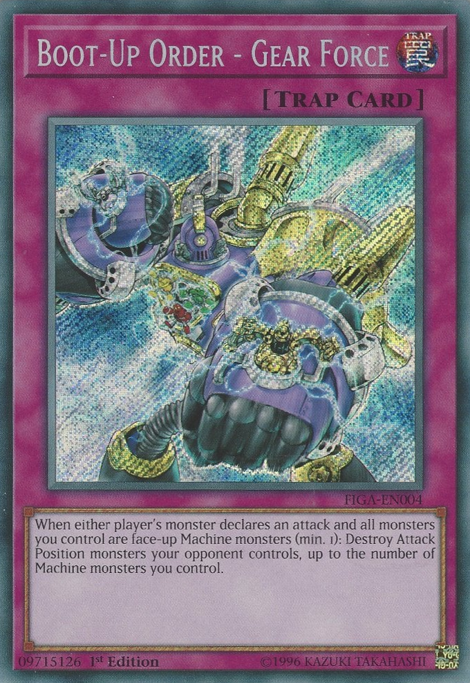 Boot-Up Order - Gear Force [FIGA-EN004] Secret Rare | GnG Games