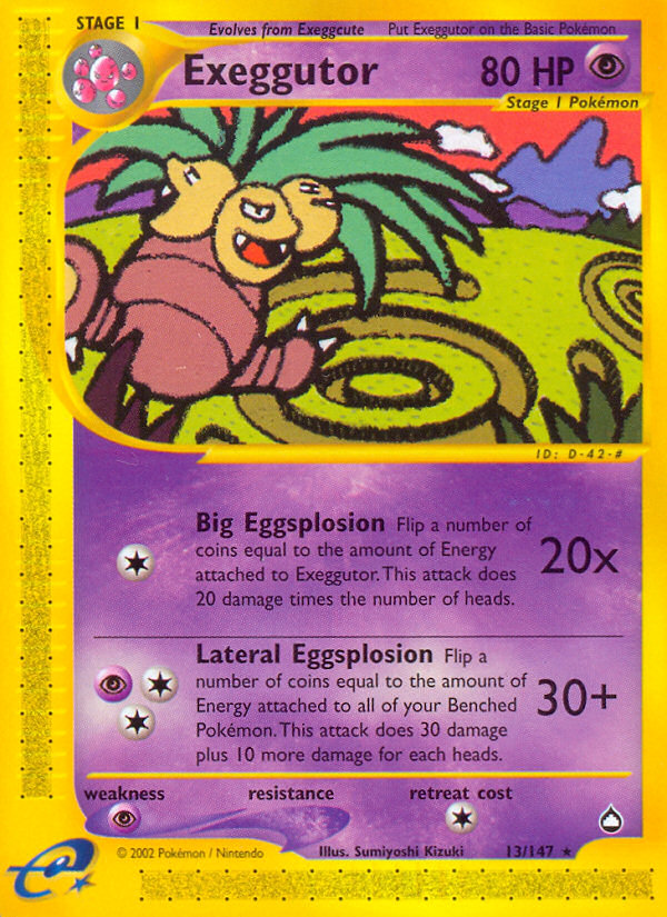 Exeggutor (13/147) [Aquapolis] | GnG Games