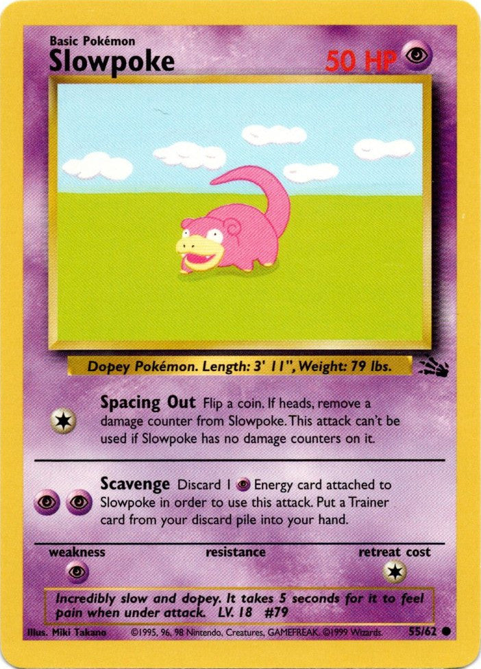 Slowpoke (55/62) [Fossil Unlimited] | GnG Games