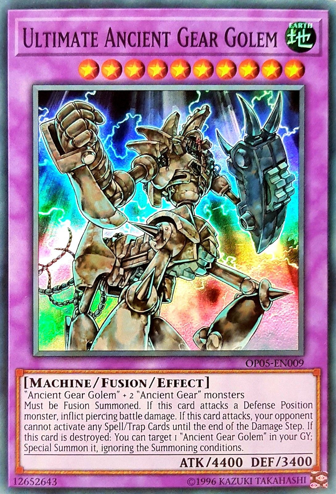 Ultimate Ancient Gear Golem [OP05-EN009] Super Rare | GnG Games