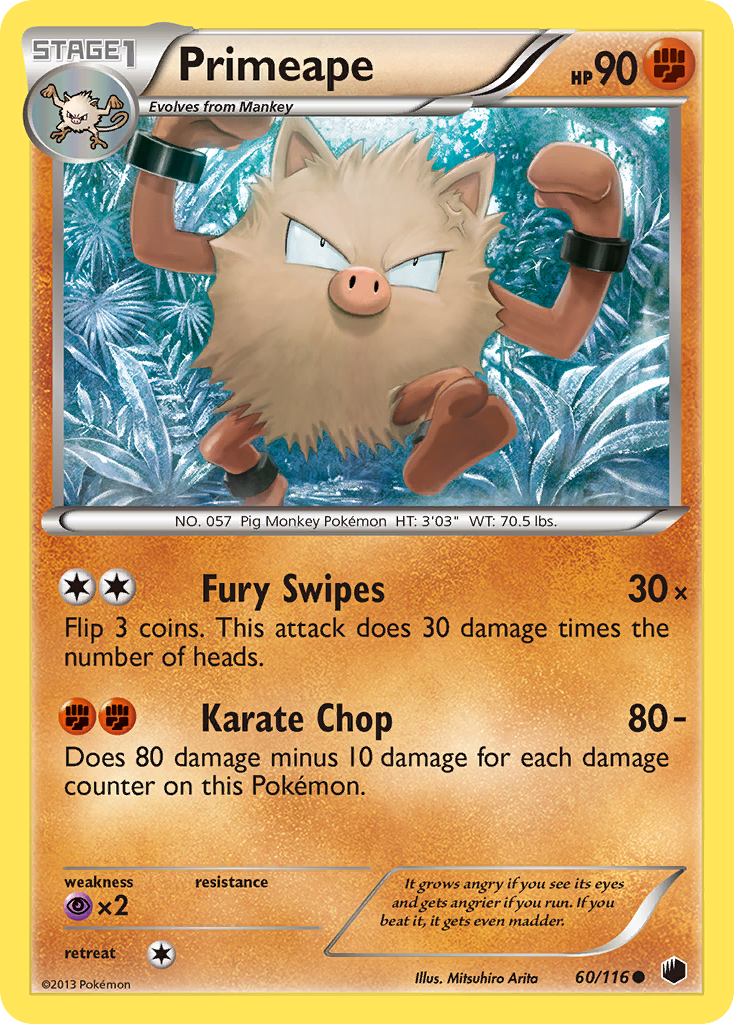 Primeape (60/116) [Black & White: Plasma Freeze] | GnG Games