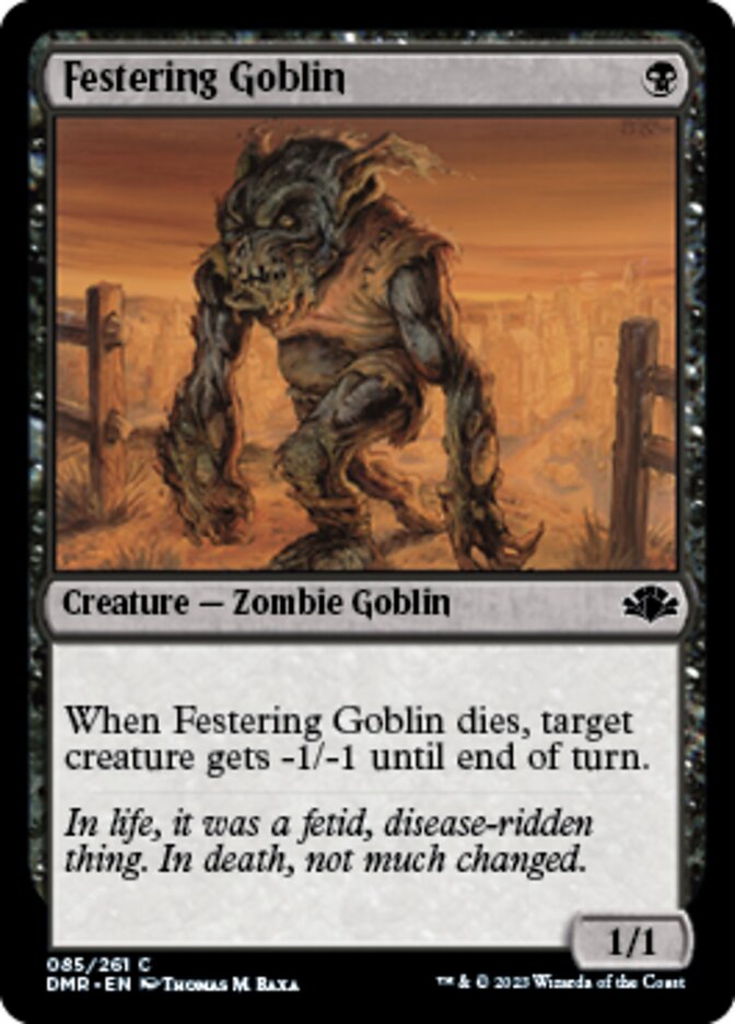 Festering Goblin [Dominaria Remastered] | GnG Games