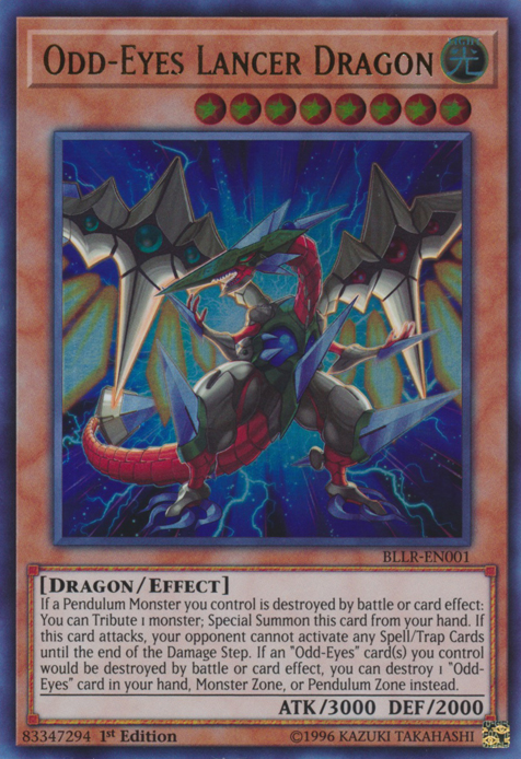 Odd-Eyes Lancer Dragon [BLLR-EN001] Ultra Rare | GnG Games