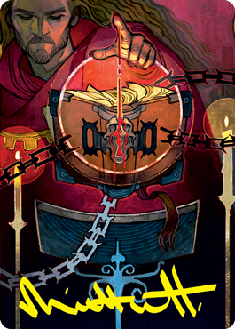 Sign in Blood Art Card (Gold-Stamped Signature) [Strixhaven: School of Mages Art Series] | GnG Games