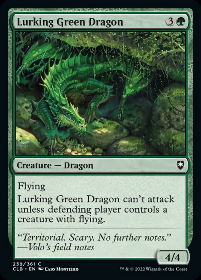 Lurking Green Dragon [Commander Legends: Battle for Baldur's Gate] | GnG Games