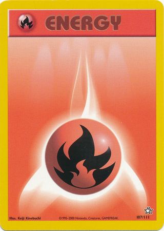 Fire Energy (107/111) [Neo Genesis Unlimited] | GnG Games