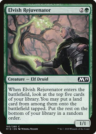 Elvish Rejuvenator [Core Set 2019] | GnG Games