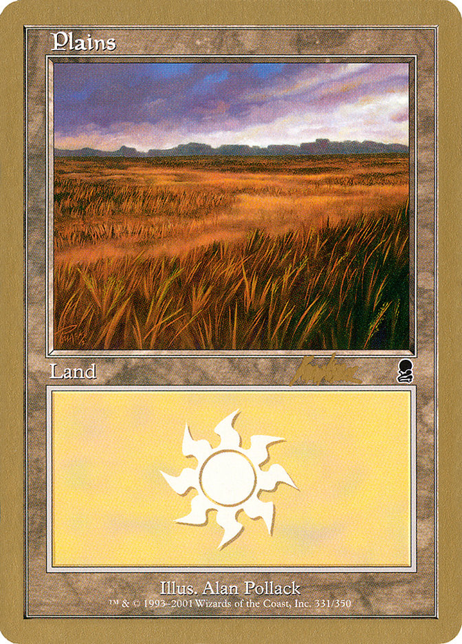 Plains (bk331a) (Brian Kibler) [World Championship Decks 2002] | GnG Games