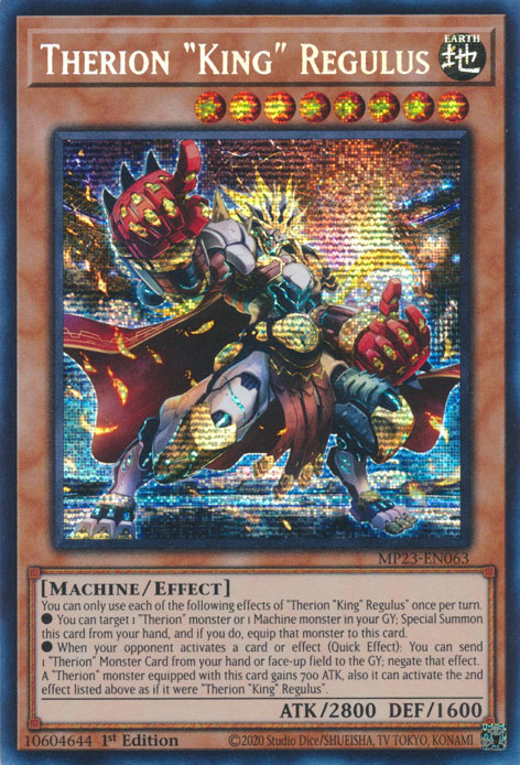 Therion "King" Regulus [MP23-EN063] Prismatic Secret Rare | GnG Games