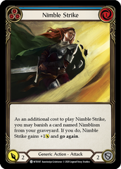 Nimble Strike (Blue) [U-WTR187] (Welcome to Rathe Unlimited)  Unlimited Normal | GnG Games