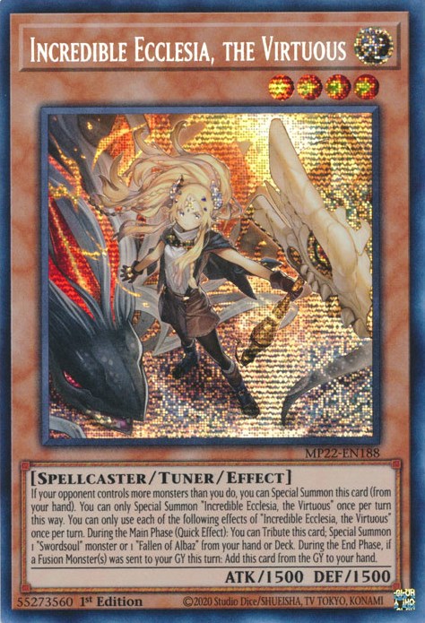 Incredible Ecclesia, the Virtuous [MP22-EN188] Prismatic Secret Rare | GnG Games