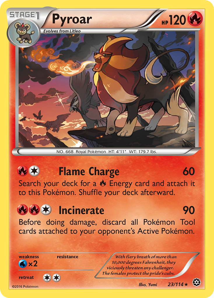 Pyroar (23/114) [XY: Steam Siege] | GnG Games