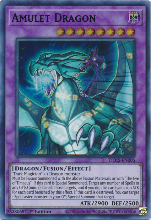 Amulet Dragon (Purple) [DLCS-EN005] Ultra Rare | GnG Games