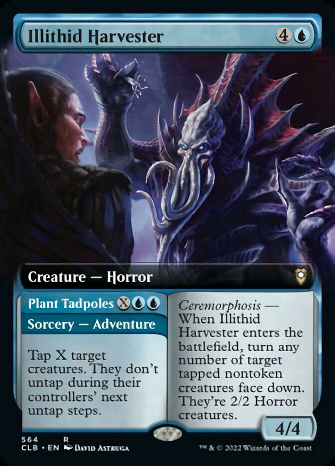 Illithid Harvester // Plant Tadpoles (Extended Art) [Commander Legends: Battle for Baldur's Gate] | GnG Games