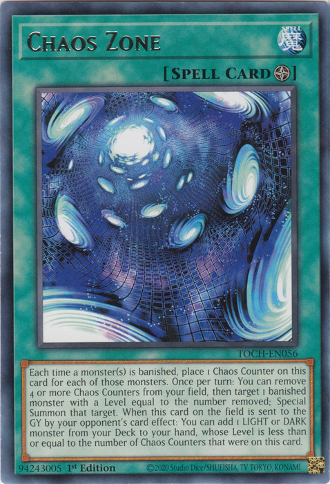 Chaos Zone [TOCH-EN056] Rare | GnG Games