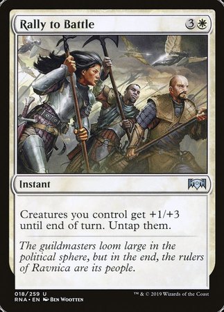 Rally to Battle [Ravnica Allegiance] | GnG Games