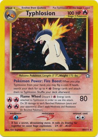 Typhlosion (18/111) [Neo Genesis Unlimited] | GnG Games