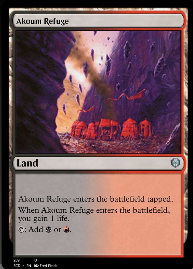 Akoum Refuge [Starter Commander Decks] | GnG Games