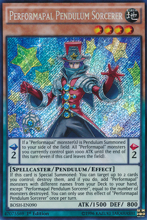 Performapal Pendulum Sorcerer [BOSH-EN090] Secret Rare | GnG Games