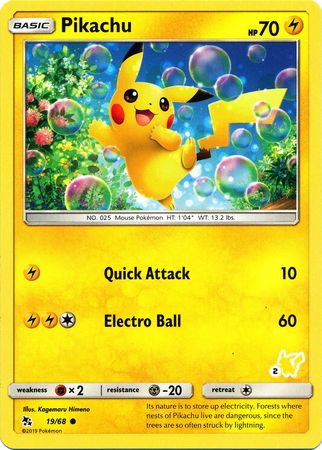 Pikachu (19/68) (Pikachu Stamp #2) [Battle Academy 2020] | GnG Games