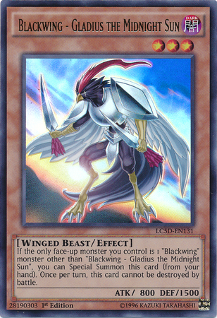 Blackwing - Gladius the Midnight Sun [LC5D-EN131] Ultra Rare | GnG Games