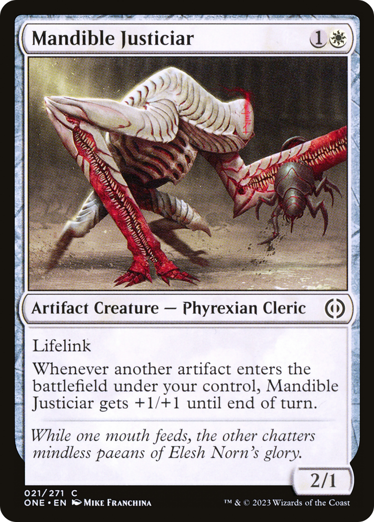 Mandible Justiciar [Phyrexia: All Will Be One] | GnG Games