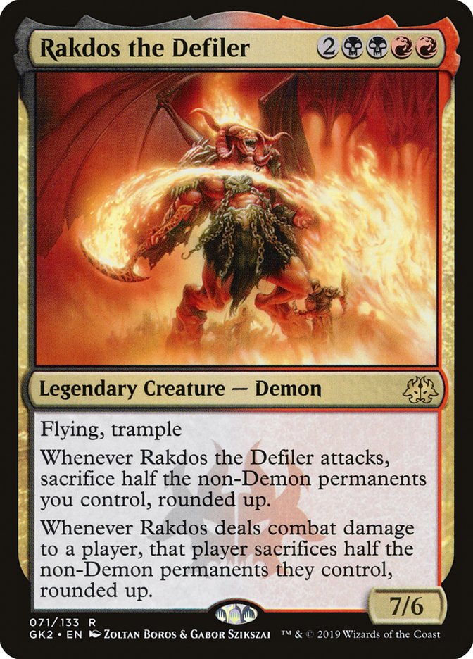 Rakdos the Defiler [Ravnica Allegiance Guild Kit] | GnG Games