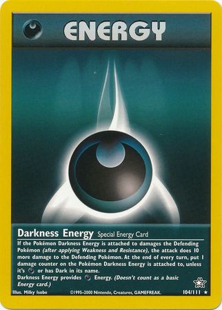 Darkness Energy (104/111) [Neo Genesis Unlimited] | GnG Games