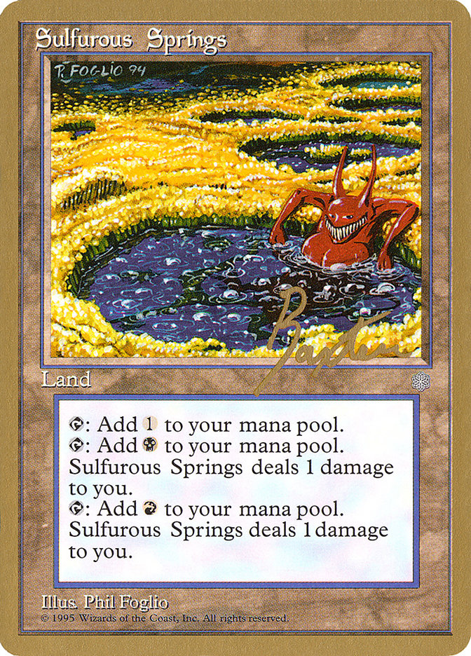 Sulfurous Springs (George Baxter) [Pro Tour Collector Set] | GnG Games