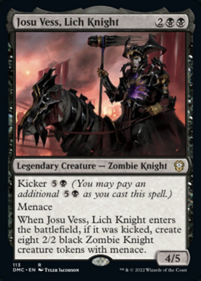 Josu Vess, Lich Knight [Dominaria United Commander] | GnG Games