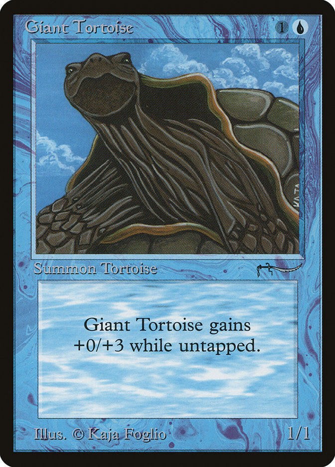 Giant Tortoise (Dark Mana Cost) [Arabian Nights] | GnG Games