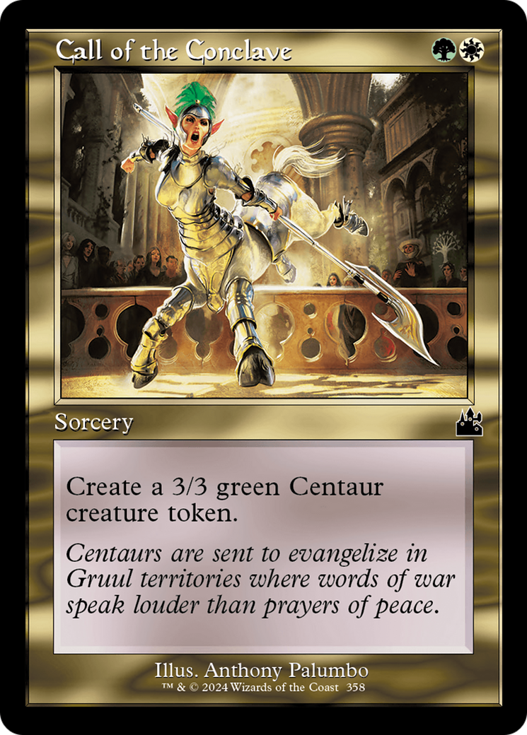 Call of the Conclave (Retro Frame) [Ravnica Remastered] | GnG Games