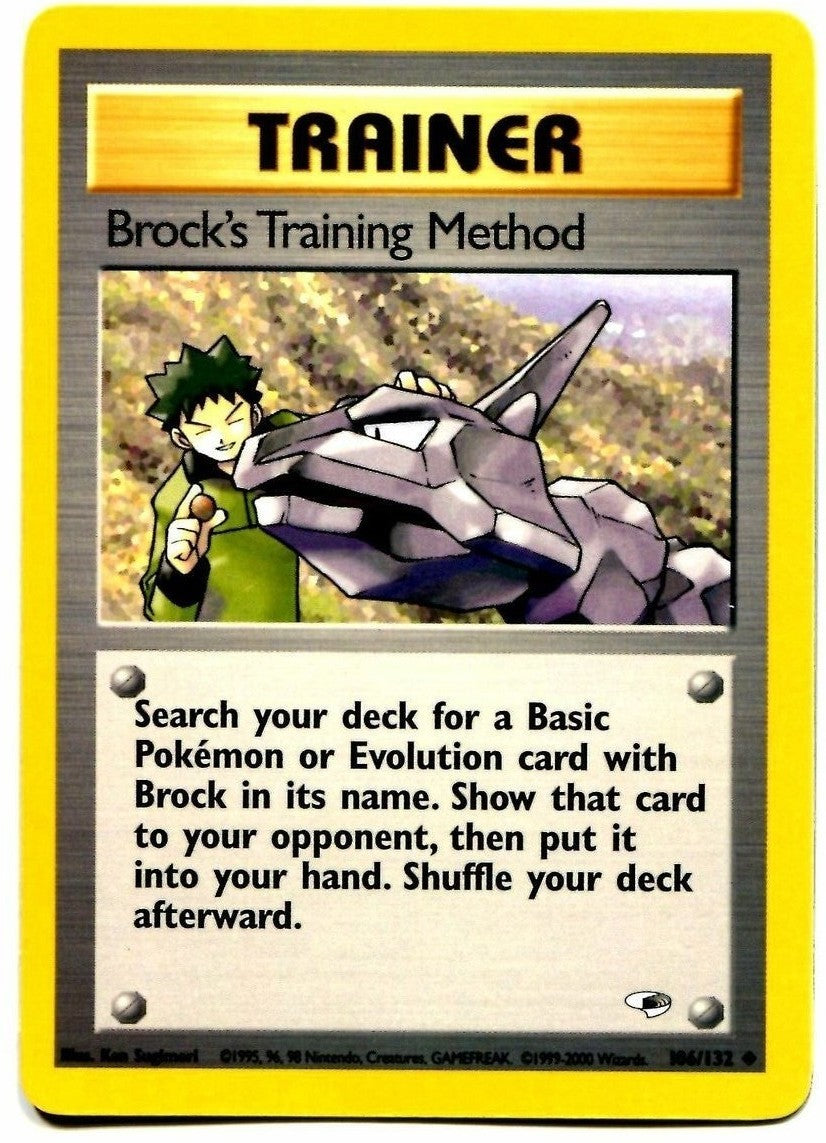 Brock's Training Method (106/132) [Gym Heroes Unlimited] | GnG Games