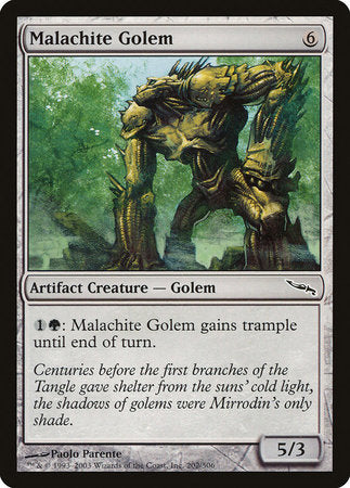 Malachite Golem [Mirrodin] | GnG Games