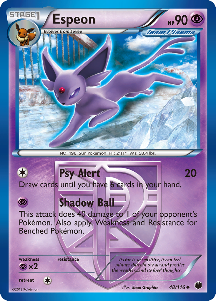 Espeon (48/116) [Black & White: Plasma Freeze] | GnG Games