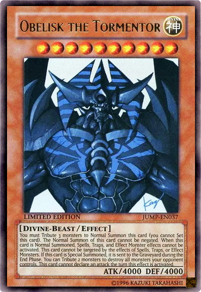 Obelisk the Tormentor [JUMP-EN037] Ultra Rare | GnG Games