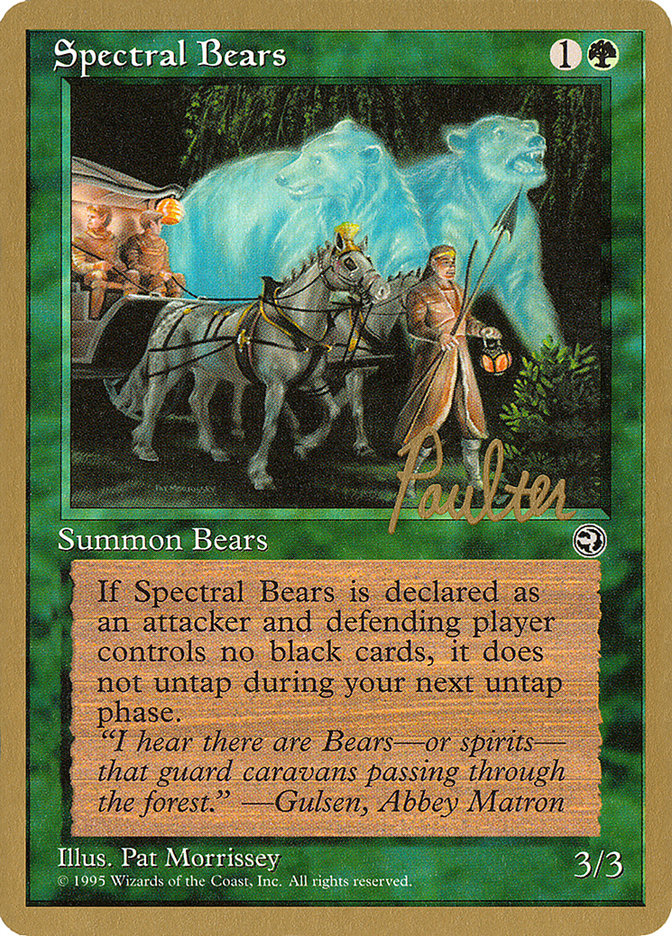 Spectral Bears (Preston Poulter) [Pro Tour Collector Set] | GnG Games