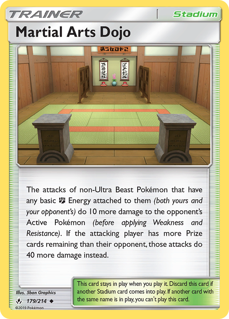 Martial Arts Dojo (179/214) [Sun & Moon: Unbroken Bonds] | GnG Games