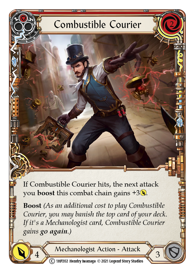 Combustible Courier (Red) [1HP202] | GnG Games